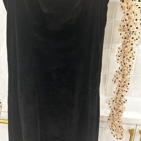 Doen black velvet dress size S - Picture 3 of 3